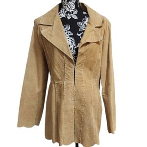 Me Jane Genuine Leather Blazer Jacket
